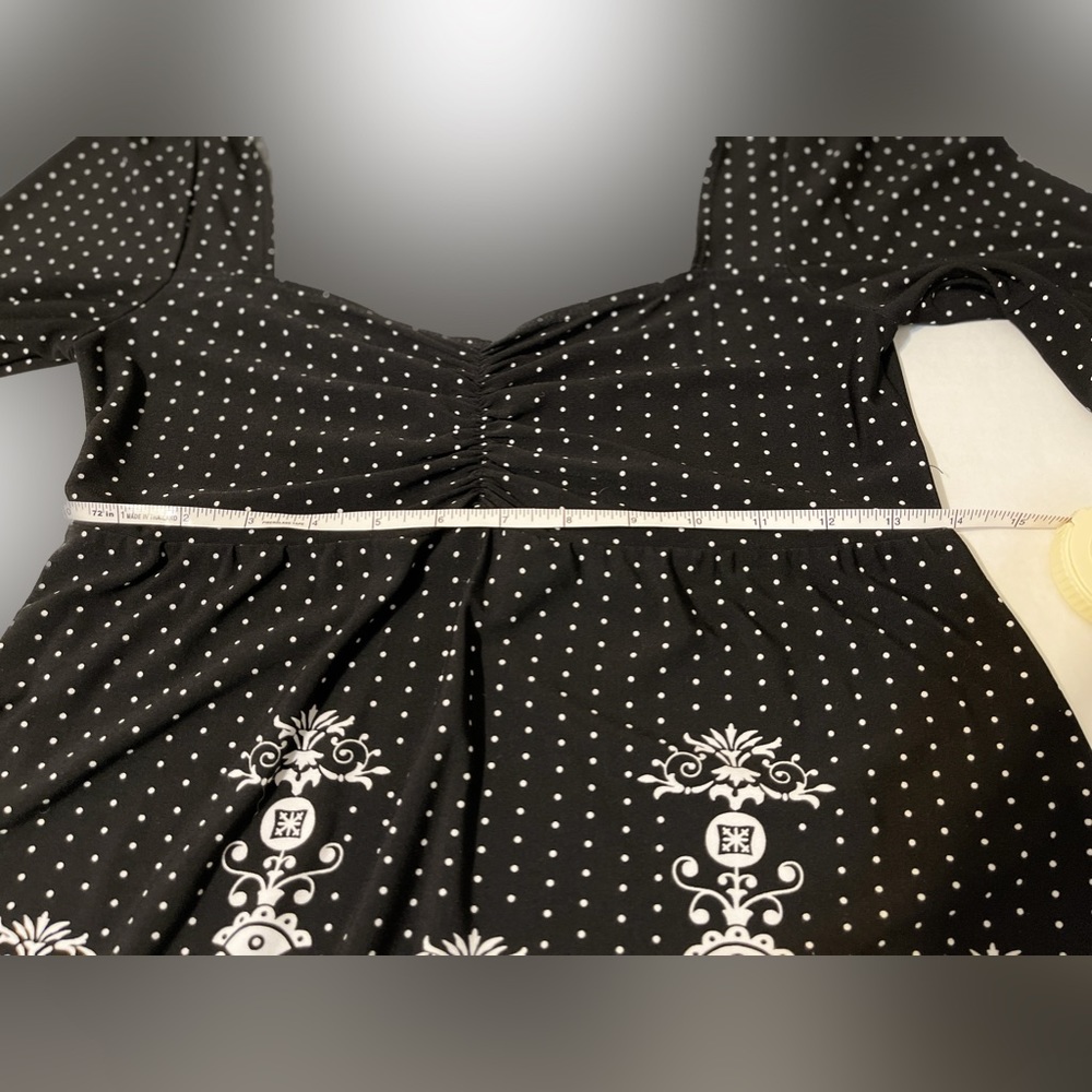 Amazing Find! Beautiful Refine Decadent Classic Classy Black & White Dress AGB - Picture 11 of 14